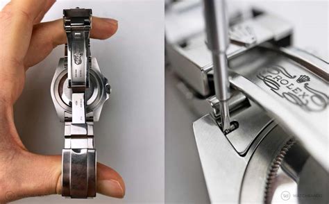 how to change rolex band|adjusting rolex oyster watch band.